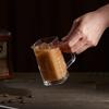 Square Measuring Cup Shot Glasses - 4oz with Glass Handle, V-Shaped Spout. Ideal for Espresso, Liquid Separation