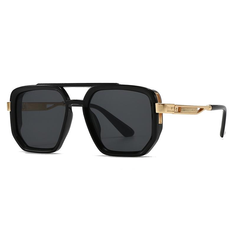 2026 Oversized Vierkante Zonnebril Dames Luxe Merk Designer Dubbele Brug Buiten Rijden Voor Dames Brillen UV400