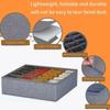 Socks Underwear Organizer Storage Box Washable Odorless Storage Box Drawer Organizer for Lingerie Bras Socks Leggings Organizers