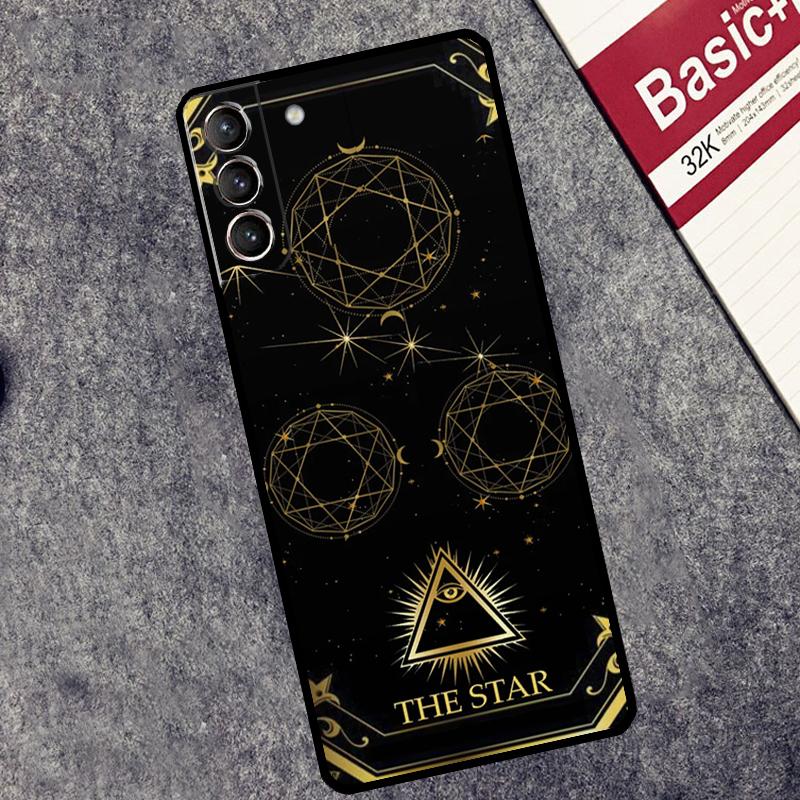 Astrology Tarot Cards Case For Samsung Galaxy S24 S23 S22 S21 Plus Ultra Note 20 S9 S10 Note 10 S20 S21 FE Cover
