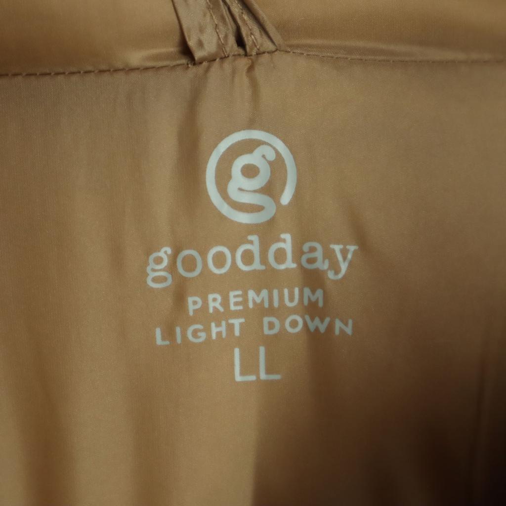 GOOD DAY Made In Myanmar Long Sleeve Light Down Coat LL Brown Women Used