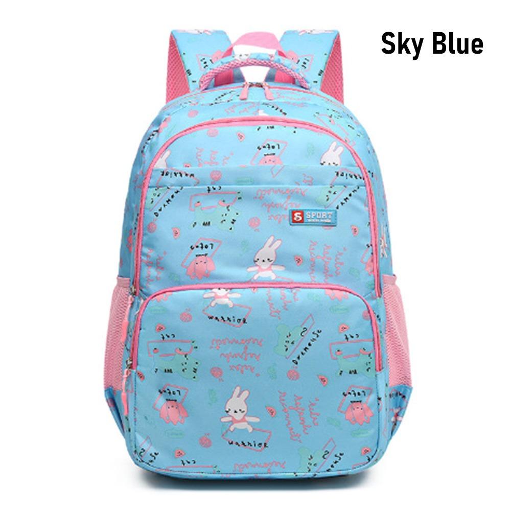 New Large Capacity Backpack Fashionable and Versatile Primary School Girls' School Bag Sweet Cute Lightweight Casual Backpack