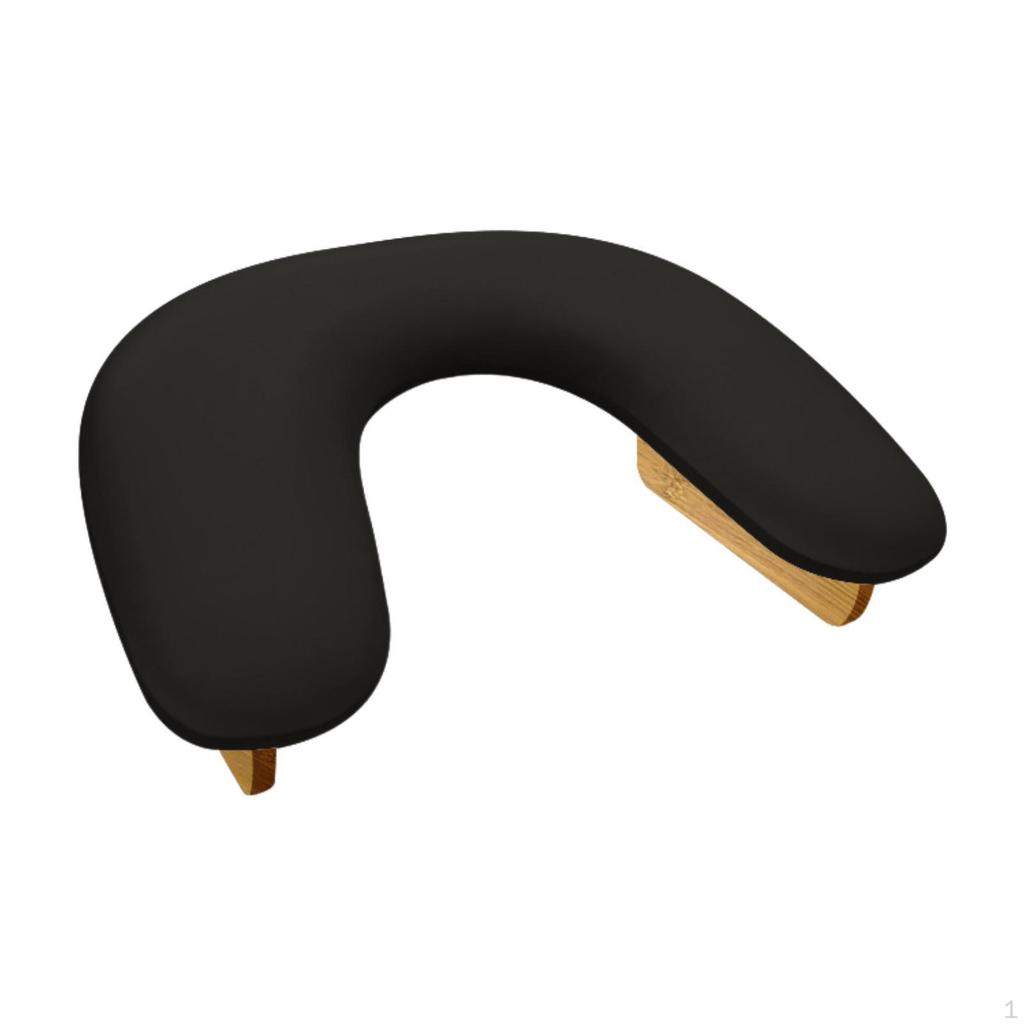 Comfortable And Non-slip PU Leather Hand Rest for Manicure Makeup