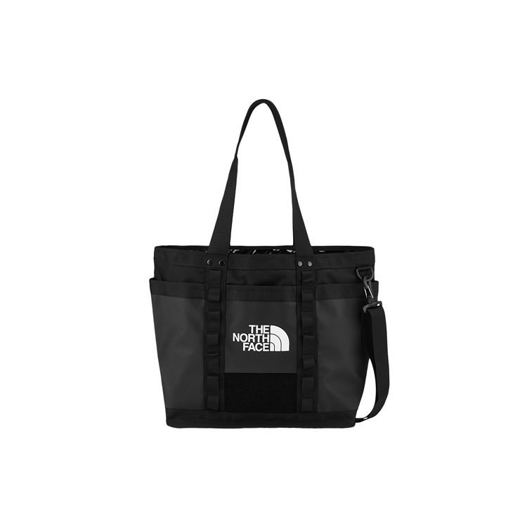 

The North Face Casual Large Capacity Tote Bag Shopping Bag Nylon Handheld Shoulder Bag Regular Unisex Couple Unisex tote bags Black 3KZU-KX7 Black