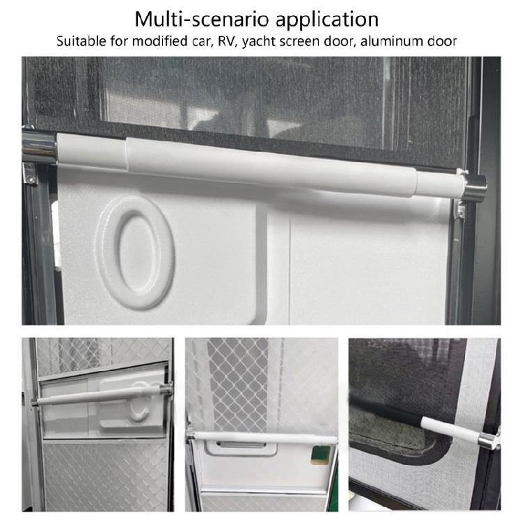 Screen Door Handle Grab Bar Adjustable 550mm -820mm Ranges Ergonomic Designs Screen Door Handle for Secure Handling