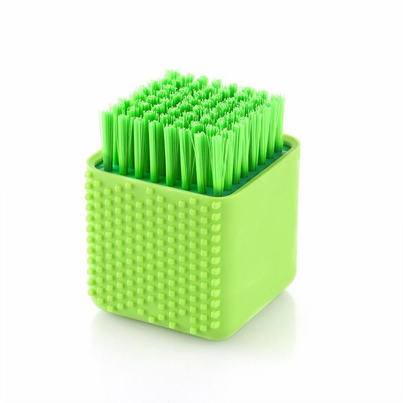 Home Silicone Soft Hair Cleaning Laundry Brush Panty Cleaning Brush Clothes Underwear Dual-purpose Brush