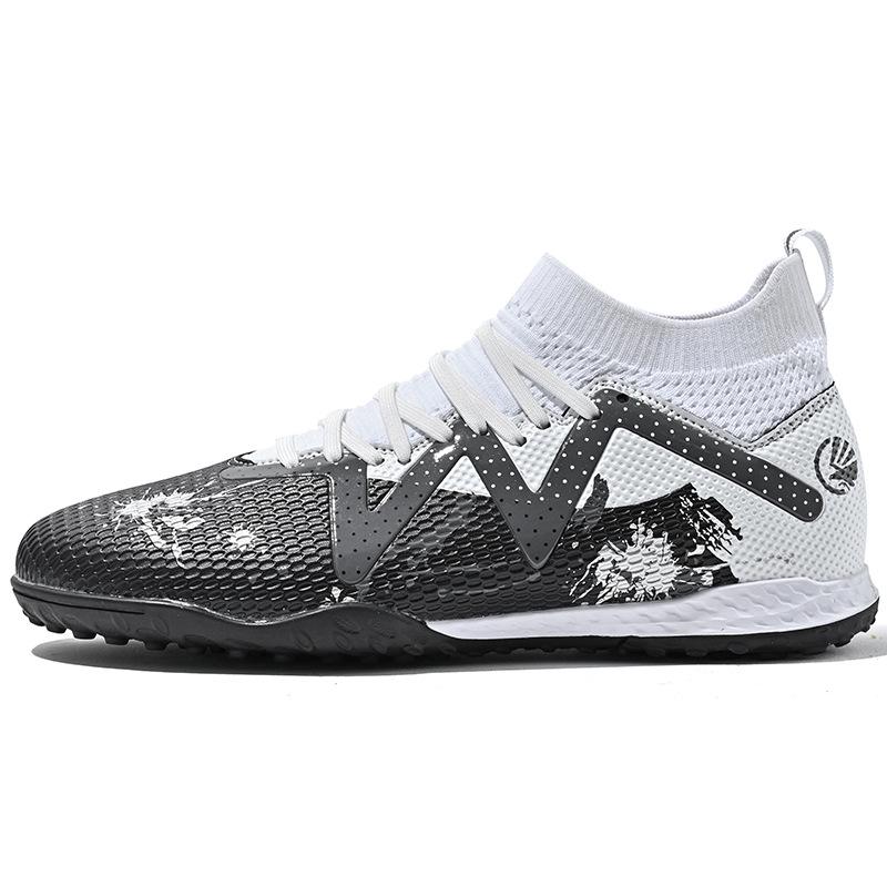 Unisex High-Top Turf Soccer Shoes for Youth and Adults - TF Training Footwear