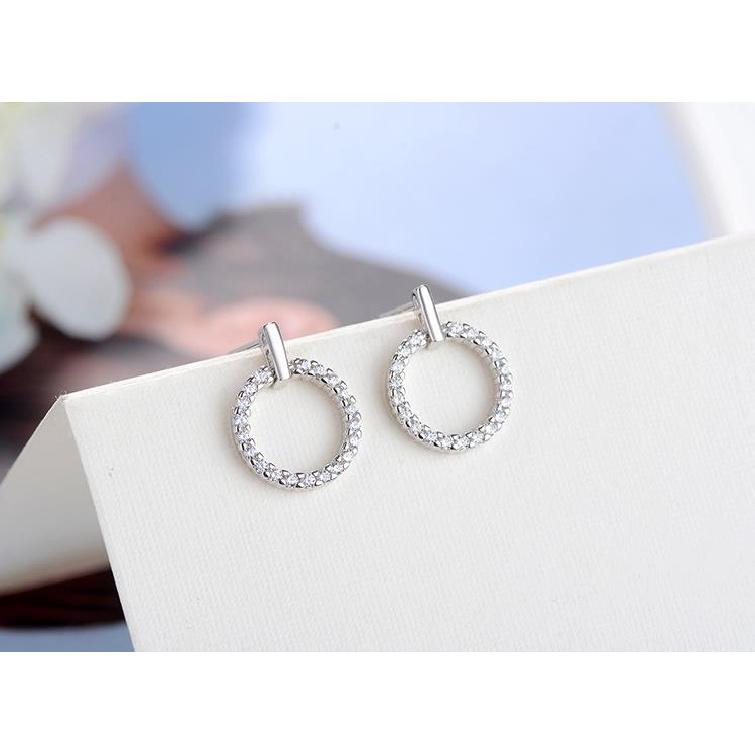 New 925 Sterling Silver Heart Stud Earrings For Women High Quality Exquisite Student Girlfriend Jewelry Accessories Heart GiftGood Product