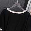 Women's Plus Size Mid-Length Slimming Loose Short-Sleeve Round Neck T-Shirt