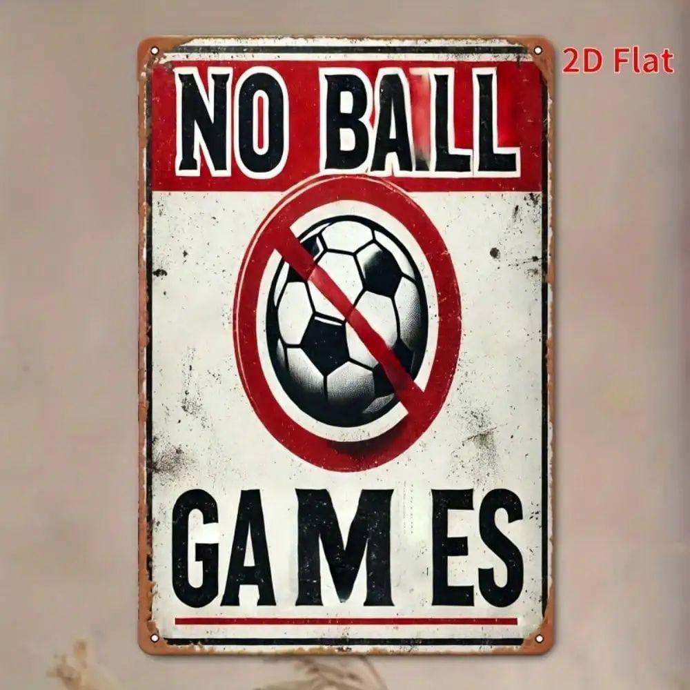 Retro Metal Wall Art Living Room Home Decor Tin Sign Painting 20x30cm