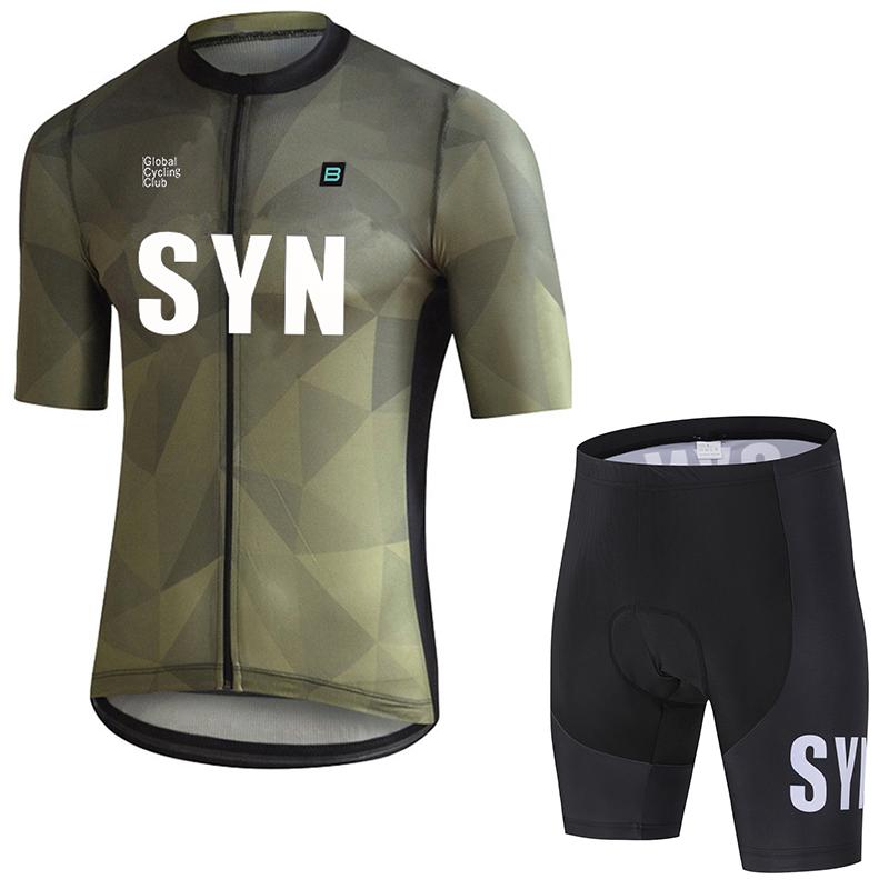 Sommer Neu Radsportanzug Set Kurzärmeliges Herren Radtrikot Outdoor Mountain Road Bike Sportshirt Radhose