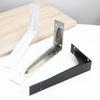 1/2Pcs Black/White/Silver Stainless Steel Corner Code Triangle Bracket Load-Bearing Bracket Wall Fixed Corner Storage Rack