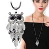 117-4 Owl Sweater Chain Women'S European And American Necklace Pendant 1669