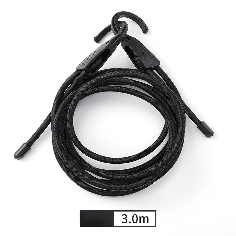 for Motorcycle Traveling Elastic Strap Adjustable Tension Belt Car Clothesline Hook Cargo Luggage Lashing Buckle Rope 1.5M/3M