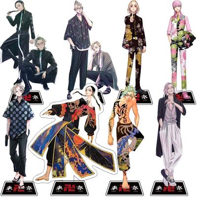Animation Tokyo-revenge Acrylic Bracket Miniature Character Manjiro Sano Draken Miniature Tabletop Decoration Standing Fan Collector Present