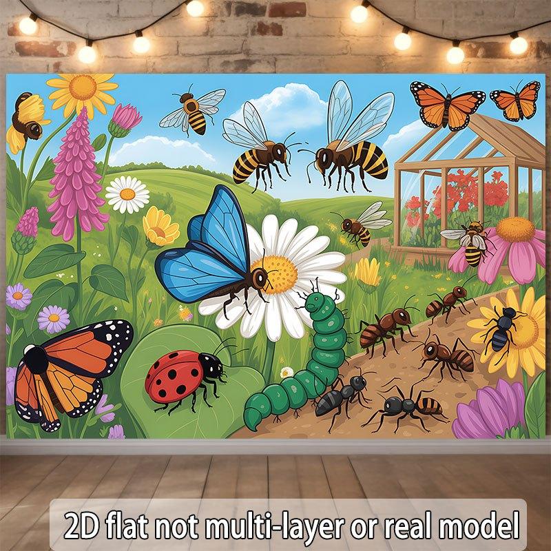 2D Plane - 2D Plane - 1 piece pack - 2D Plane banner, showcasing a vibrant garden