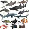 Simulated Shark Turtle Clownfish Crab Killer Whale Marine Animal Model Ornament For Aquarium Enthusiasts And Collectors