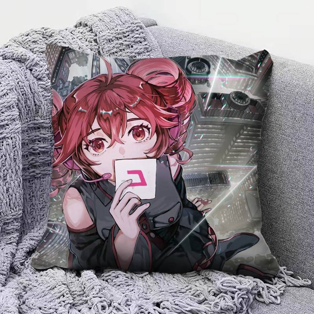 Teto Cute Anime Girl Home Sofa Cushion Covers and Aecorative Custom Pillow Covers