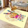Office Carpet: Colorful Peace Sign Design with Intricate Patterns Perfect for Sofa Protectio