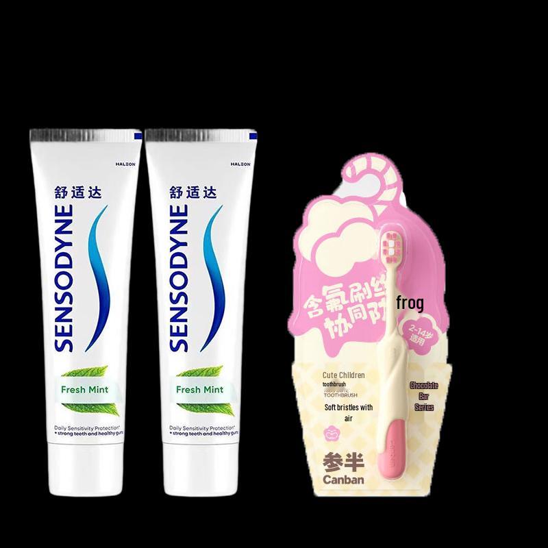 Набор Sensodyne Зубная паста и Детская зубная щетка