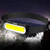 USB Rechargeable LED Headlamp 3 Modes Flashlight Waterproof Head Light Adjustable Headband for Camping Fishing Running Biking