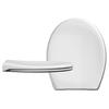 Pebble Beach White Toilet Seat 46x38.3x4.9cm