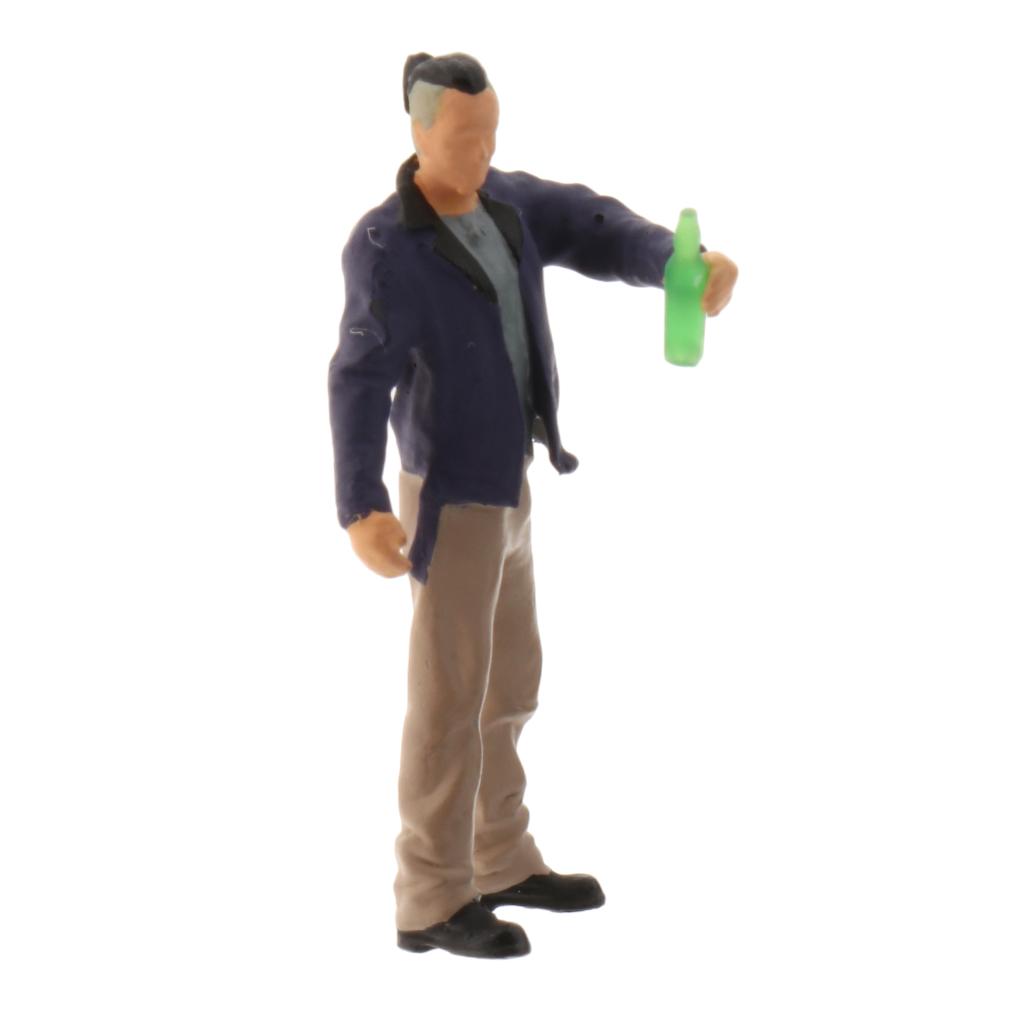 Low Price O Scale People Figures Safe & Durable ABS Material