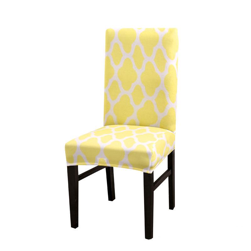 Buy Geometric Chair Cover Elastic Stretch Modern Kitchen Chair Seat