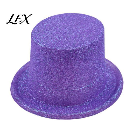 Colorful Sparkly Hats for Group Performances Shiny Top Hats, Glitter Hat Adult Kids, Magician Hat, Victorian Dress Up Christmas Halloween Party
