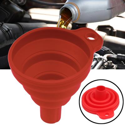 Universal Collapsible Silicone Car Engine Funnel Gasoline Oil Fuel for Honda Civic 10th Gen 4d Accord 7 Dio CRV Fit Jazz