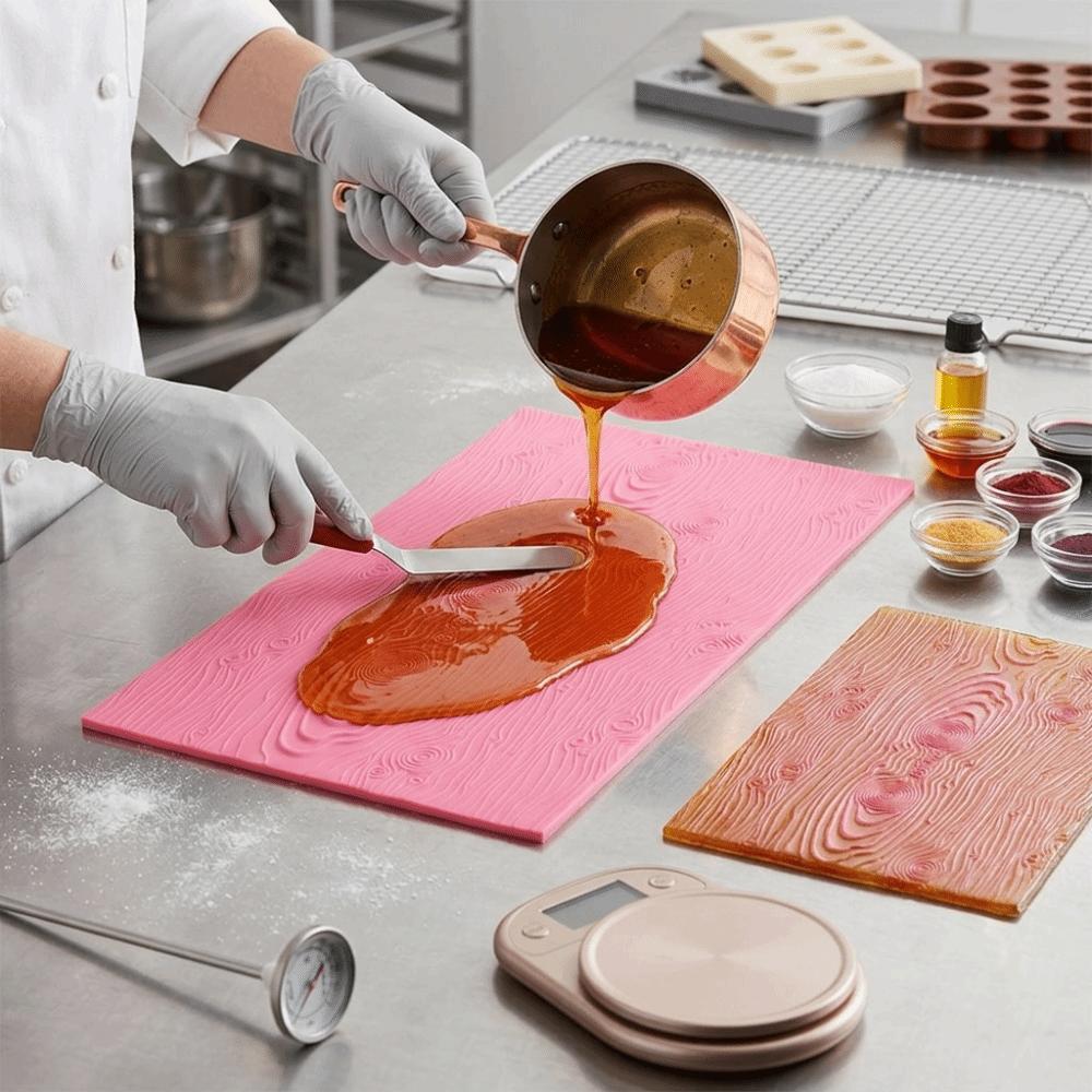 Bendable Mat Embossing Mat Soft Silicone Imprint Pad Pattern Press Tool Sugar Craft Shaping