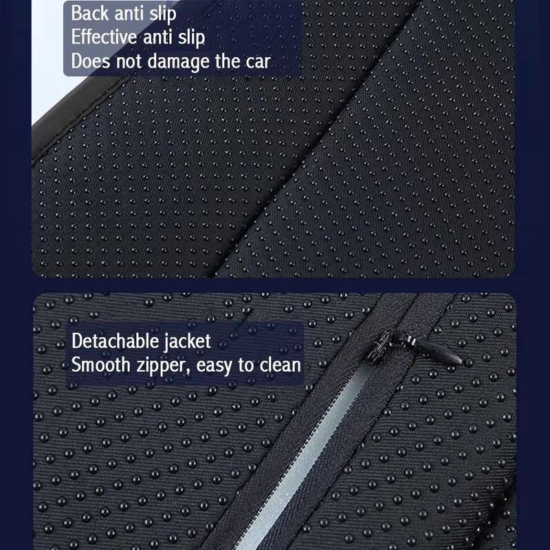 For Tesla Car Cushion Nappa Leather Breathable Non-slip Car Seat High Rebound Pad Seat Cushion Four Seasons Universal Auto Seat