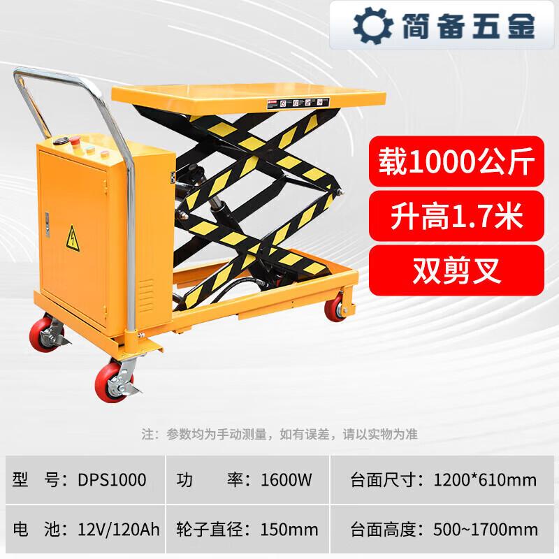 Semi-Electric Scissor Lift Truck CN plug (adapter included)