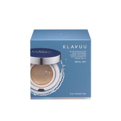 Blue Pearlsation High Coverage Marine Collagen Aqua Cushion SPF50+ PA+++ Refill Set