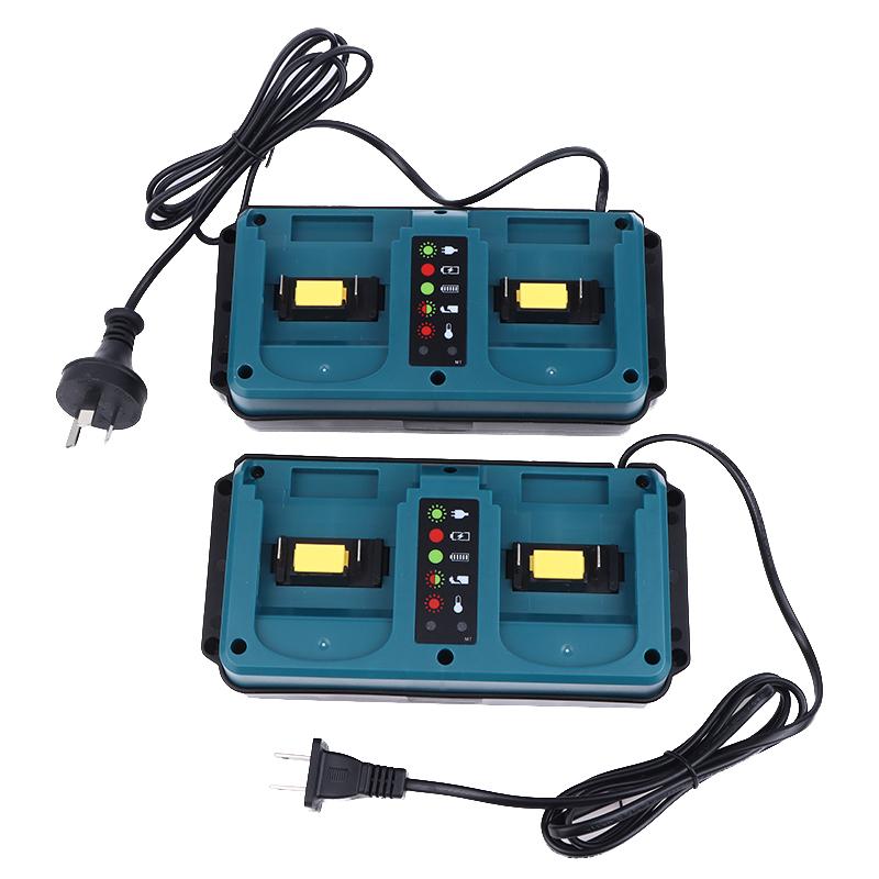 For Makita 18-20V Lithium Battery Rechargeable Portable Mini Dual Ports Charger Bl1860B Bl1850B Bl1830 Bl1840B Bl1860 L1845