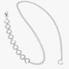 European and American Love Rhinestone Alloy Waist Chain Women's Adjustable Chain Metal Decorative Belt Dress Accessories Spot