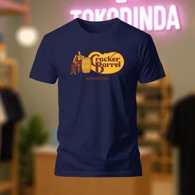 Cracker Barrel Restaurant Logo T-Shirt Funny Made In USA S-5xl Unisex T-Shirt