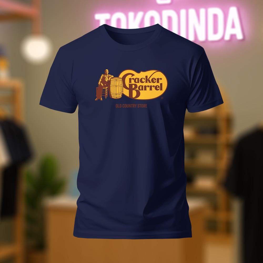 Cracker Barrel Restaurant Logo T-Shirt Funny Made In USA s-5xl Unisex T-Shirt XXL