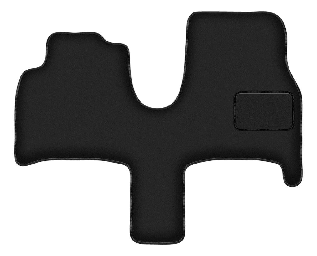 Front Mats Black For: Peugeot 807 7 Seater (2002-2014)