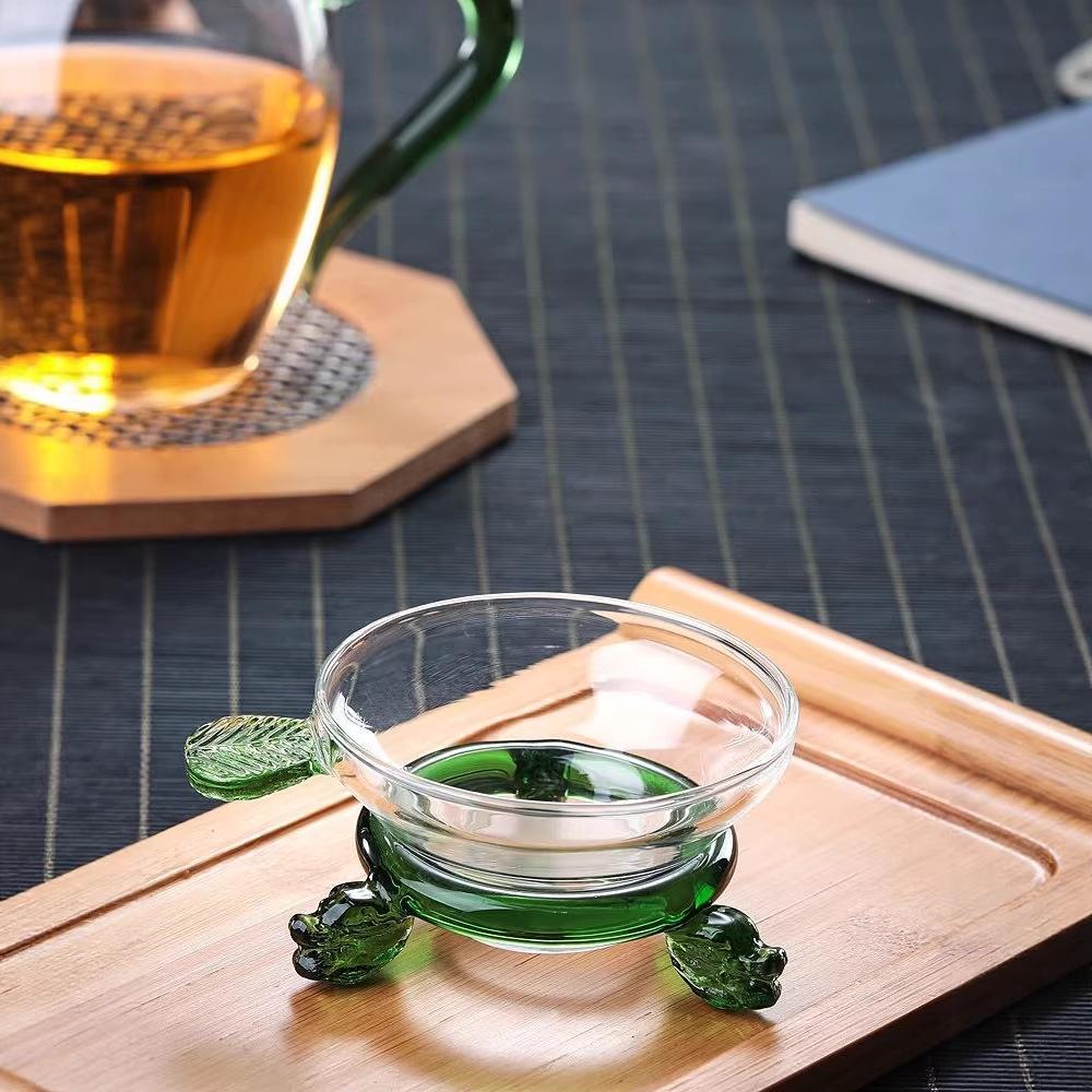 Gläserne Tee-Ausgießkanne, spezieller Teefilter, hitzebeständiger Tee-Ausgießer, Teefilter, Teezeremonie-Zubehör