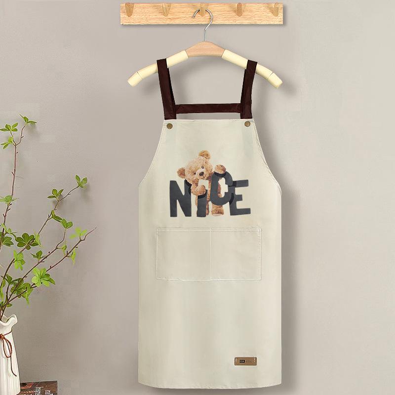 PVC Cross-back Kitchen Apron: Waterproof, Oil-proof for Home/Dining/Café, Unisex Workwear & Photography Accessory