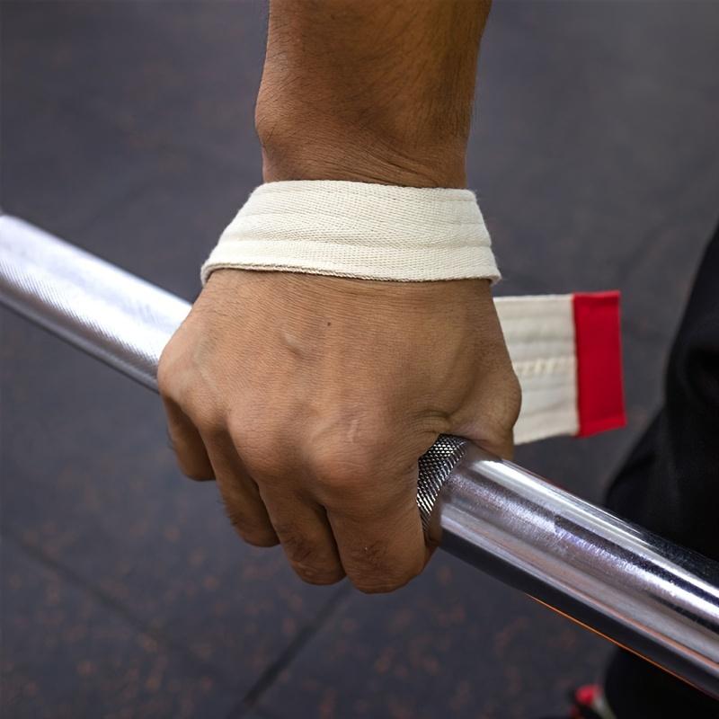 Mannen Wrap-Stijl Deadlift Assistentiebanden, Gewichtheffen Gripbanden, Gymnastiek Pull-Up Training Handbeschermers, Fitness Bankdrukken Handbeschermers