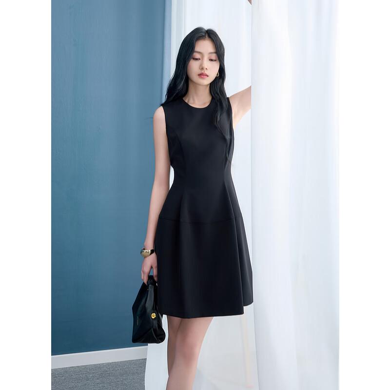 

SanCai Women s Elegant Sleeveless A-Line Mini Dress S (155/80A)