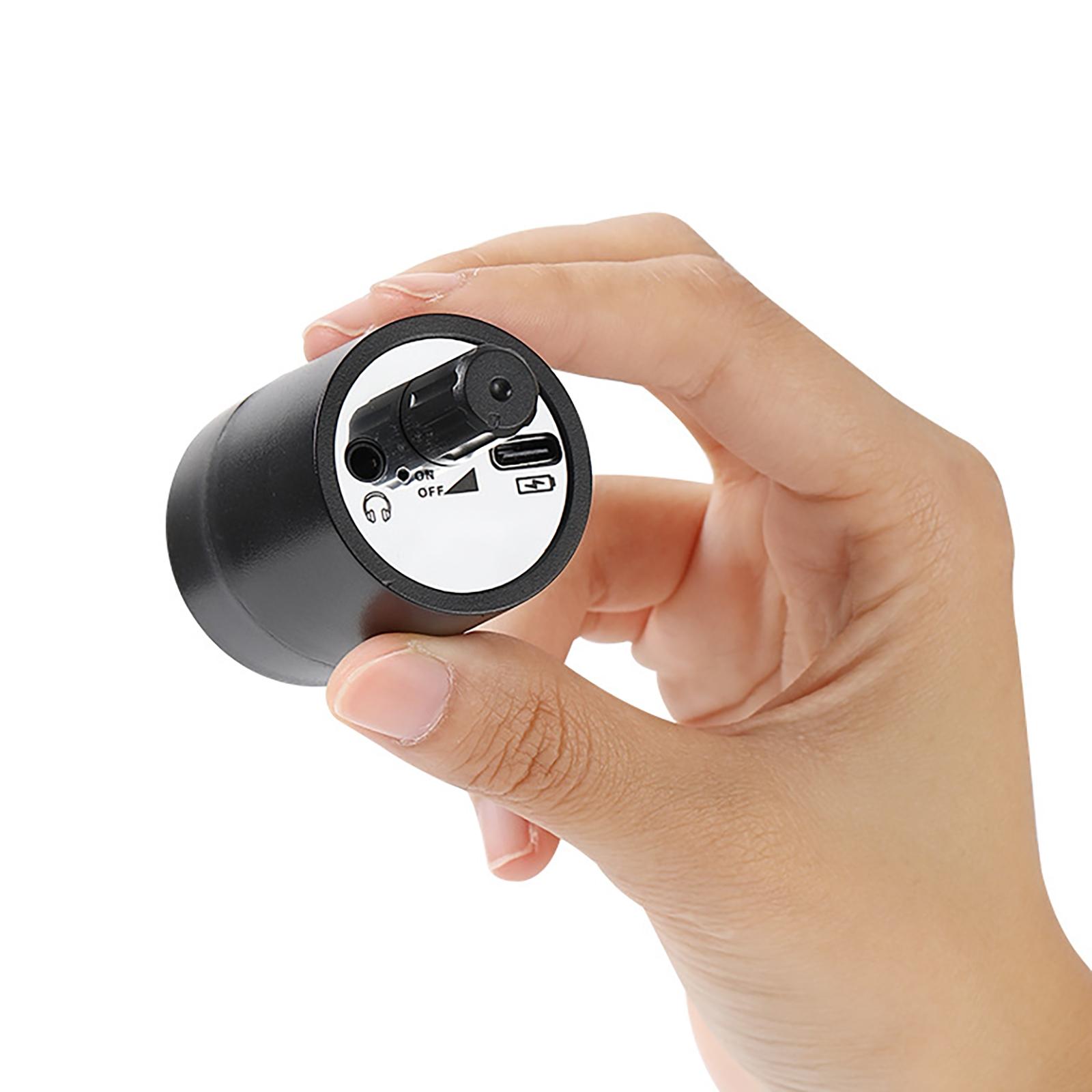 Multi-functional Water Leak Detector Mini Portable Sound Detector Suitable For Leak Detection Of Various Construction Pipe чёрный