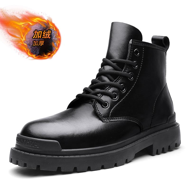 Мужские ботинки из натуральной кожи — фото 8