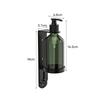 Plastic Manual Soap Dispenser Stainless Steel Pump Bottle Holder Wall Mounted Soap Dispenser  Hotel