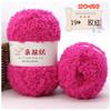 11g Velvet Yarn Plush Yarn For DIY Hand Knitting Crochet Crafts Bag Hat Doll Sweater Wool Soft Thin Colorful Coral Chenille Yarn