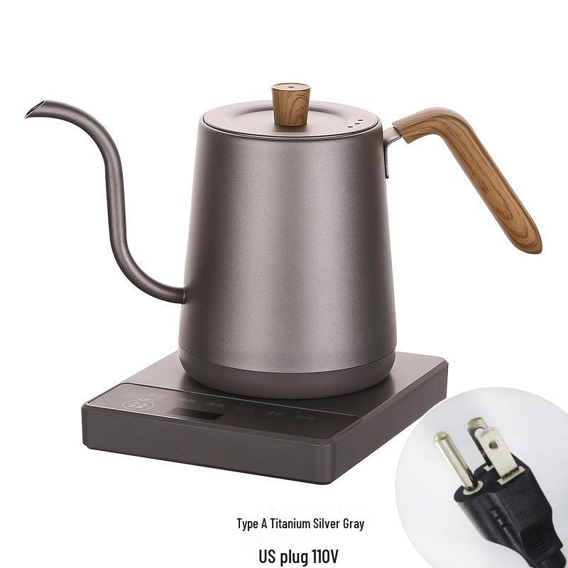 Stainless Steel Electric Gooseneck Kettle with Temperature Control
