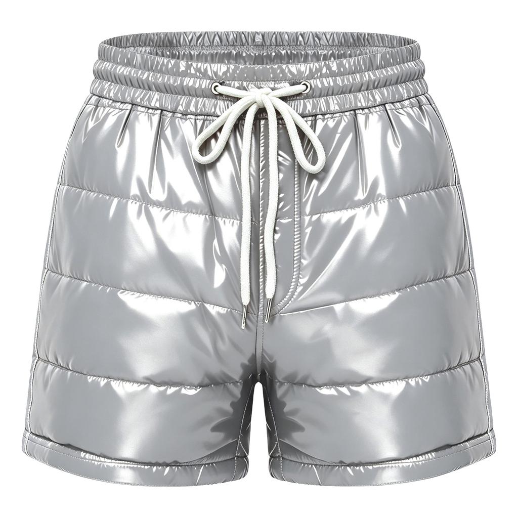 Shorts de Boxeur Rembourrés pour Homme Cordon de Serrage Ceinture Élastique Shorts Rembourrés Poches Latérales Bas Courts Étanche