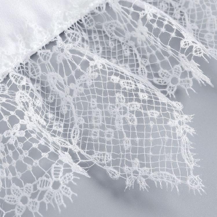 Lace Flower Arm Sleeves Detachable Sleeves Wrist Cuffs Extension Arm Covers for Women Daily Outfit Formal Event Armwear